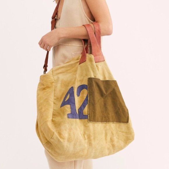 Free People Handbags - We the Free People Messenger Canvas Duffel Bag NEW